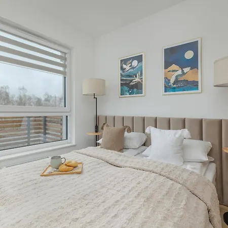 Cosy And Bright In With Furnished Balcony And Free Parking By Renters Apartament Dźwirzyno